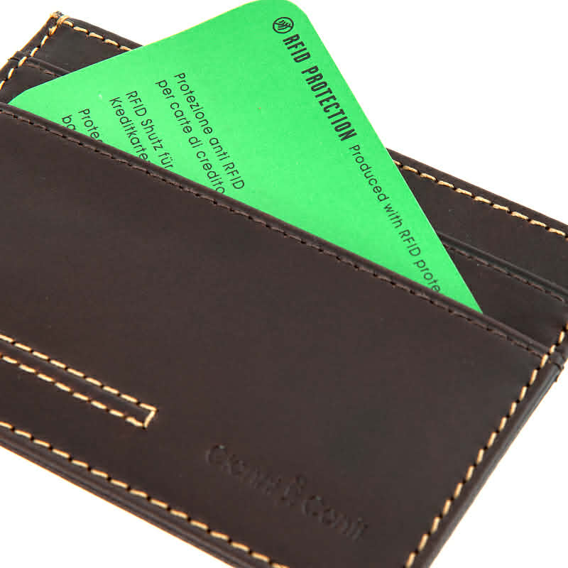 Mbajtëse kartash prej lëkure